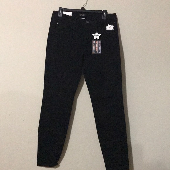 Jr. Ladies black stretch pant “biker” style. NWT - Picture 2 of 5